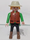Playmobil Figure Farmer Car Villager Wagon 3735 9990X Used. Price: $7.92.