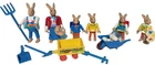 Playmobil Lot Figures Boys Girls Forest Farm Rabbits Easter Used. Price: $43.20.