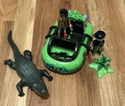 Playmobil #4446 Alligator Hunters' Hovercraft - Almost Complete Used. Price: $15.00.