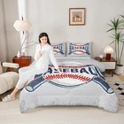 Homewish Baseball Comforter Set Vintage Sports Bedding 3PCS ... New. Price: $60.96.