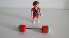 Playmobil 5199 Setnr Sports & Action Figures Series Weightlifter Turner Special Used. Price: $6.75.