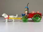 Playmobil 5505 Victorian Farm Child & Pig Cart Complete Vintage Set Used. Price: $25.33.