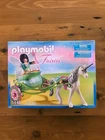 Playmobil 5446 Unicorn Carriage With Butterfly Fairy New Damaged Box. Price: $29.00.
