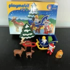 Playmobil 1.2.3. Rare 6787 Santa And Forest Animals Complete W/ Box Used. Price: $17.00.