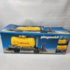 Vintage Playmobil 4107 Shell Tanker Train Car W/box 1985 West Germany Used. Price: $109.99.