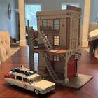 Set Playmobil Ghostbusters, ECTO-1 9220 + Fire Station 9219 Read Used. Price: $95.00.