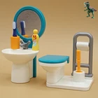 Playmobil Bathroom-sink-mirror-toilet-modern Home-victorian-city Life Used. Price: $10.23.