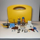 Playmobil "city Action" Construction Site Carry Case Playset 2016 Bricks Tools Used. Price: $22.99.