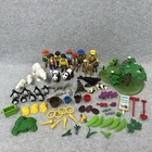 Vintage Playmobil Geobra Zoo Lot 72 Pc Figures Animals Accessories 90S Y2K Used. Price: $65.00.