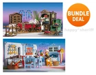 Playmobil Sets 70894 Dining Room 70970 Kitchen With Stove Dollhouse New No Box. Price: $129.00.