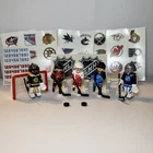 Playmobil Nhl Ice Hockey Lot 5 Goalies Players + Net Pucks Accessories & Decals Used. Price: $29.99.