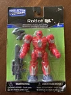 Your Action Hero Red Robot Movable Arms/legs 3+ Pc New/sealed. Price: $20.00.