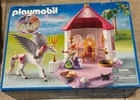 Playmobil Princess Throne W/ Pegasus Winged Horse 5985 Set Factory Sealed. Price: $153.95.