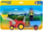 Playmobil 1.2.3 Tractor With Trailer 6964 New. Price: $25.86.