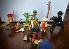 Vintage Playmobil #3748 Western Bandits Outlaws #3035 Armssmuggler #3815 Hideout Used. Price: $39.00.