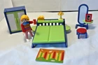 Playmobil 3967 Modern Bedroom Set Complete Dresser Chair Rug Vintage Used. Price: $18.39.