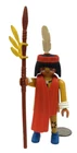 Playmobil Native American Indian Warrior W/ Paint 3873 & Poncho Spear G34 Used. Price: $8.20.