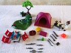 Playmobil Family Fun Tent & Camping Equipment Set #7260 (missing Few Items) Used. Price: $30.00.