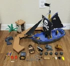 Playmobil 5775 Pirates Attack Set With Ship Skull & Crossbones Sail And Prison Used. Price: $99.99.