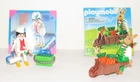Playmobil 4451 & 4630 Painter Figure + Wheel Barrow Bunny Rabbit With Box Panels Used. Price: $25.90.
