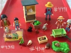 Lot Playmobil 4491 Farmer Rabbit Hutch 4348 Guinea Pigs Pen 4349 Hedgehog Used. Price: $40.00.