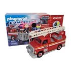 Playmobil City Action 5682 Rescue Ladder Unit Fire Truck Building Toy Used. Price: $20.00.