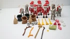 Playmobil Christmas Set Santa Claus With Elf Reindeer Sled North Pole Used. Price: $42.50.