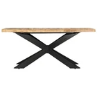 Solid Rough Mango Dining Table Wooden Kitchen Dinner Furniture Vidaxl New. Price: $468.99.