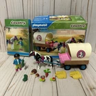 Playmobil Country 70998 Horse Carriage Food Hedgehog Animal Figures Fruit Hay Used. Price: $19.99.