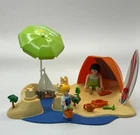 Playmobil 4149 Beach Holiday- Complete Set, Of Mom, Son, Toys, And Used. Price: $25.00.