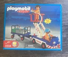 Playmobil 3334 Airport Ground Crew New 2001 Cart Transport Tools Nib. Price: $44.00.