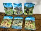 6 Playmobil Safari Animals Sets: Alligator/ Gorilla/ Rhino/ Lion/ Tiger/ Zebra Used. Price: $175.00.