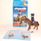 Playmobil 5703 Mounted Horse Policeman Officer With Box Used. Price: $16.90.