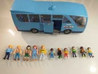 Playmobil Funpark Bus 9117 Blue Coach With Figures / Luggage. Made In Germany Used. Price: $59.00.