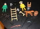 Western Lot Figures Calf Weapons Coffee Pot Playmobile --ppx -= Used. Price: $12.50.