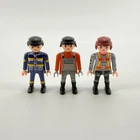 Vintage Playmobil Figures Lot Of 3 Thw Construction Worker 1992 1997 Geobra Toy Used. Price: $11.99.