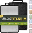 Titanium Cutting Boards For Kitchen Chopping With Handle Large Big Small New. Price: $19.97.