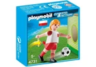 Playmobil 4731 Poland Soccer Football Player Polish Figure Sports New Sealed. Price: $39.95.