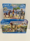 Playmobil 71494 Horses Of Waterfall: Riding Stable &71470 Starter Kit New Sealed. Price: $79.76.