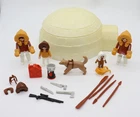 Playmobil 3465 Igloo & Family Set - Only Missing 2 Items Used. Price: $29.95.