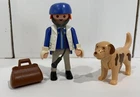 Playmobil 5821 Duo Pack Veterinarian St. Bernard Dog Gently Used Complete Set!. Price: $8.00.