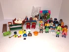 Playmobil Lot 48 Pc People Furniture Bench Kitchen Bed #4685 Figure Vintage Used. Price: $21.95.