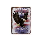 Rivers Edge Products Tin Sign, 17" X 12" Metal Wall Art, Freedom Isn't New. Price: $9.99.