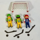 1992 Playmobil 3685 Ice Hockey Player Complete Set Boys W/ Net, Sticks, Pucks Used. Price: $23.80.