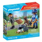 Playmobil Action Heroes Set 71731 Police Search And Dog Fugitive Crook New Boxed. Price: $48.40.