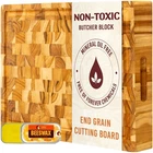 Large Teak Cutting Board, End Grain Butcher Block For Kitchen, Big Woode... New. Price: $64.84.