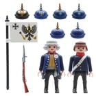 Playmobil Prussia Frederick The Great Pickelhauben 5504 6105 6799 Gebraucht. Price: $6.95.
