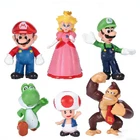 Isaneihas 6 Pcs/set Figures Toy.mario & Luigi Pcs, Multicolored New. Price: $38.49.