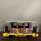 Vintage Playmobil 4118 Graffiti Passenger Carriage Gauge Train Caboose Used. Price: $139.29.