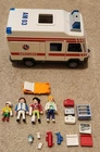 Playmobil 3925 Ambulance Set Figures Accessories Lights Work Used. Price: $27.99.